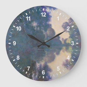 Grande Horloge Ronde Matin de Claude Monet   sur la Seine près de