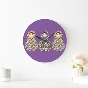 Grande Horloge Ronde Matryoshka Missydoll
