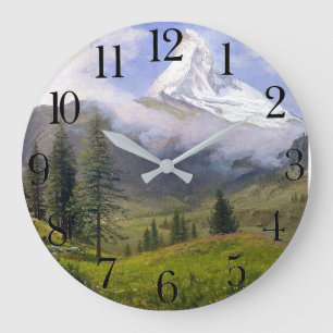 Grande Horloge Ronde Matterhorn Mountain Meadow Clock