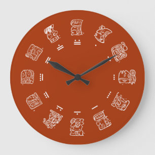 Grande Horloge Ronde Maya Glyph