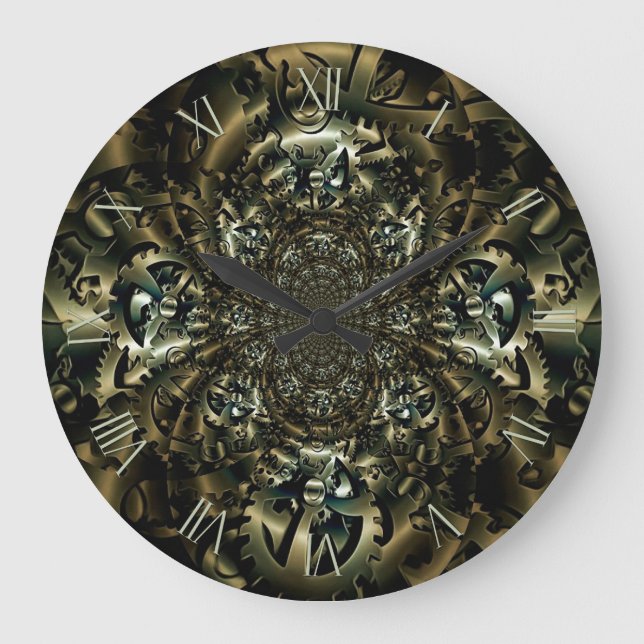 Grande Horloge Ronde mécanism de Cog wheels (Recto)