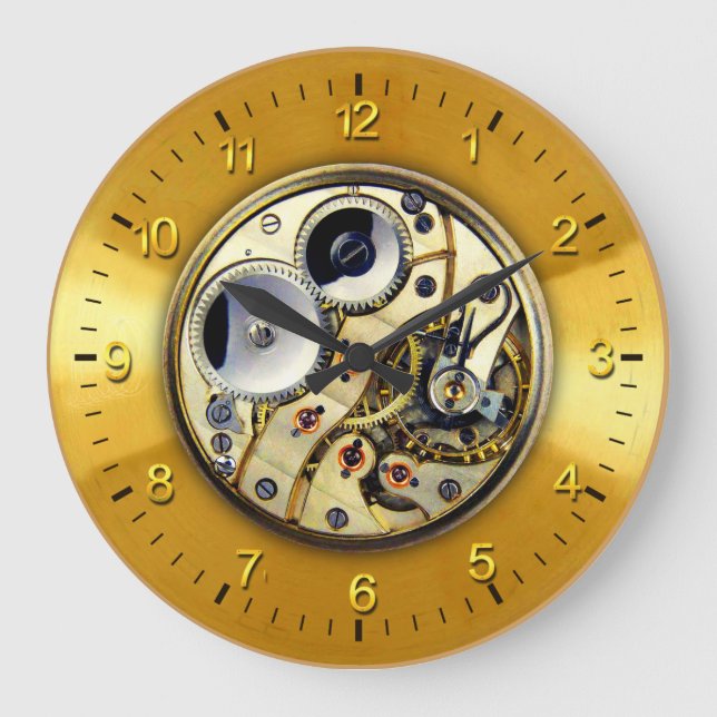 Grande Horloge Ronde Mécanisme de surveillance (Recto)