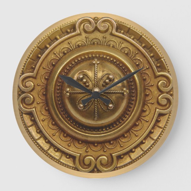 Grande Horloge Ronde Médaillon d'or (Recto)
