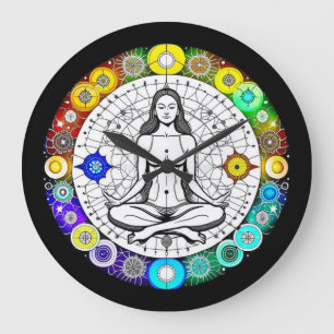 Grande Horloge Ronde Méditation paisible et sereine