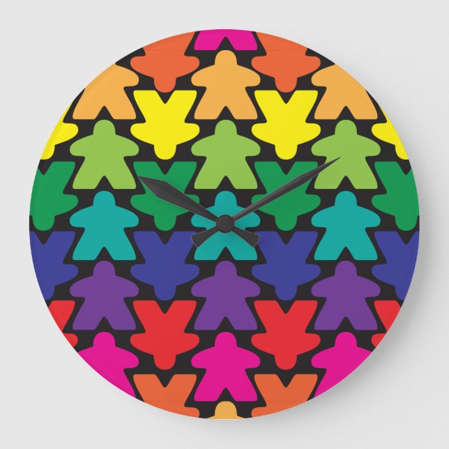 Grande Horloge Ronde Meeple Clock (Recto)