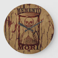 Mémento mori crâne sablier