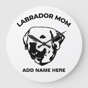 Grande Horloge Ronde Mère de Labrador