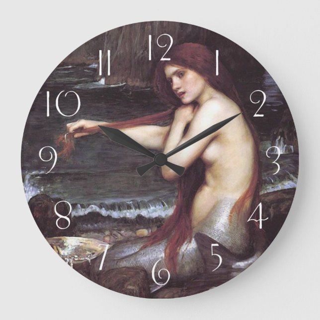 Grande Horloge Ronde Mermaid by J W Waterhouse, 1901 (Recto)