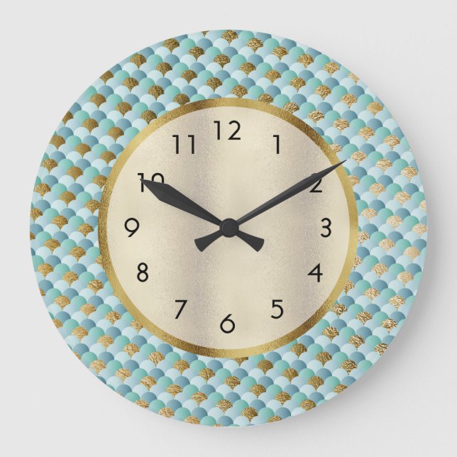 Grande Horloge Ronde Mermaid Scales (Recto)
