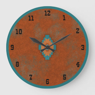 Grande Horloge Ronde Mesa géométrique du sud-ouest des Canyons Vieux-