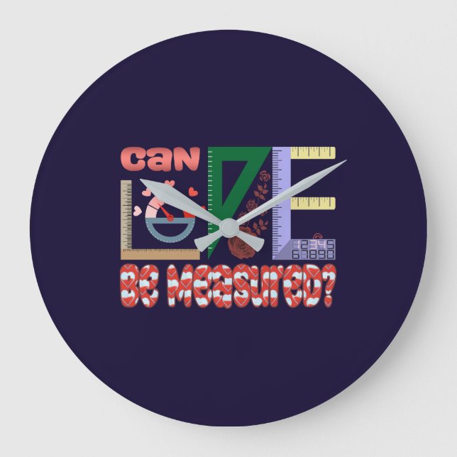 Grande Horloge Ronde Mesures de l'amour (Recto)