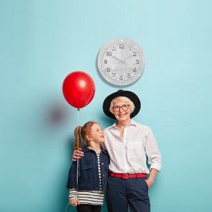 Grande Horloge Ronde Métal de Nimbers d'étincelle de parties