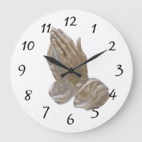 Métal Peint Regarder Les Mains De Prière