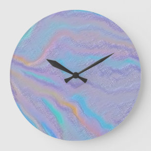 Grande Horloge Ronde Mezmerizing Iridescence Stone