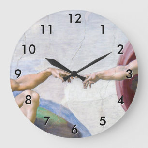 Grande Horloge Ronde Michelangelo - Création d'Adam Isolé