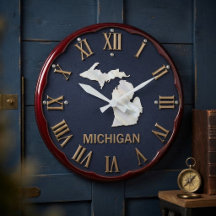 Michigan Mother-of-Pearl Scalloped Bezel Diamond
