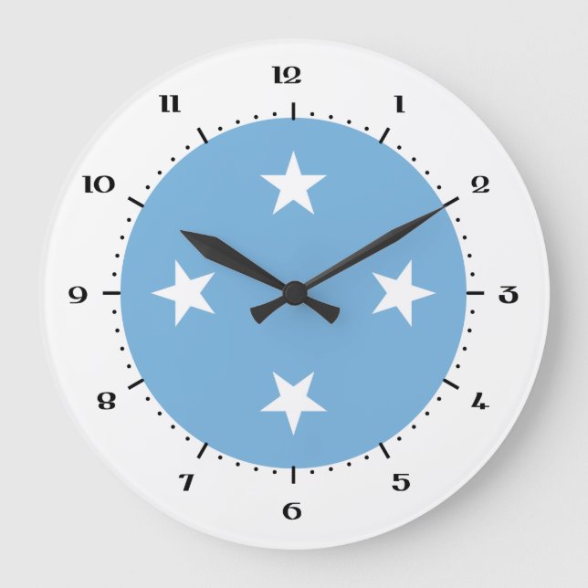Grande Horloge Ronde Micronésian flag clocks (Recto)