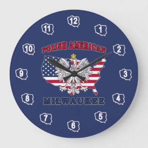 Grande Horloge Ronde Milwaukee Wisconsin polonais