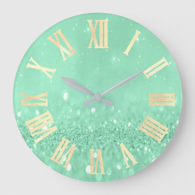 Grande Horloge Ronde Mint Green Gold (Recto)