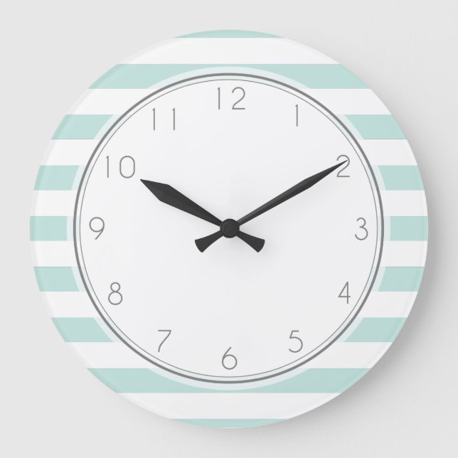 Grande Horloge Ronde Mint Stripes (Recto)