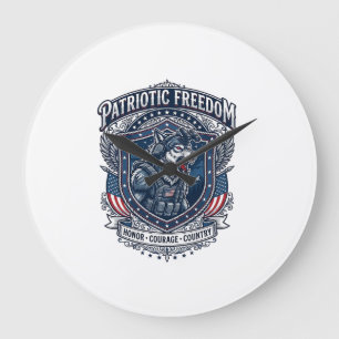 Grande Horloge Ronde Mission de nuit patriotique Patriot Wolf Militaire