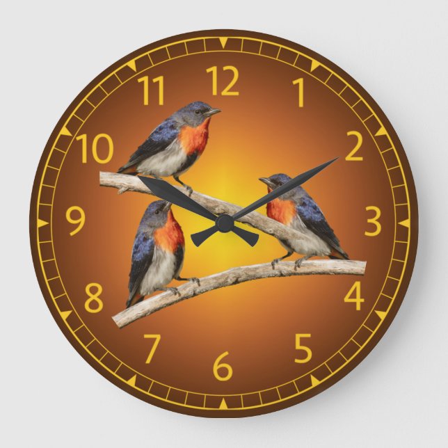 Grande Horloge Ronde Mistletoebird, Pic-aux-Fleurs, Australie, Indonési (Recto)