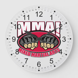 Grande Horloge Ronde MMA Fists