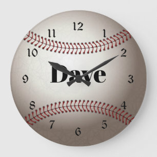 Grande Horloge Ronde Modèle d'horloge de baseball