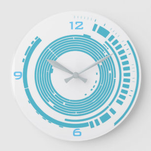 Grande Horloge Ronde Moderne