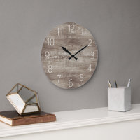 Moderne Black Farmhouse Chic Faux Motif Woodgrain