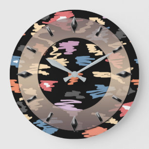 Grande Horloge Ronde Moderne wall clock design .