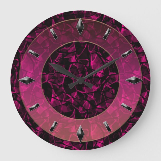 Grande Horloge Ronde Moderne wall clock design . (Recto)