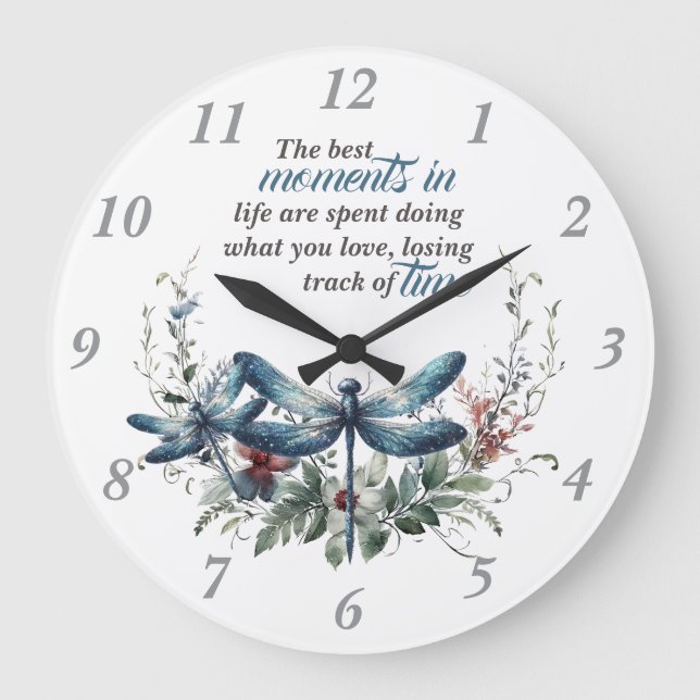 Grande Horloge Ronde Moments dans le temps (Recto)