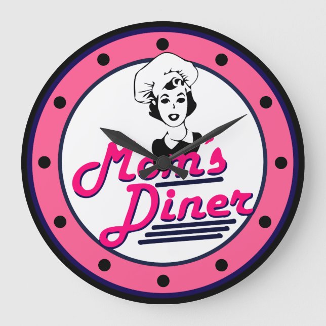 Grande Horloge Ronde Moms Kitchen Wall (Recto)