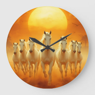 Grande Horloge Ronde Mon temps est puissant.