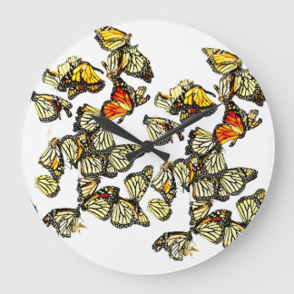 Grande Horloge Ronde Monarch Butterflies