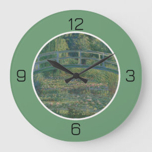 Grande Horloge Ronde Monet's Water-Lily Pond et Footbridge Party Items
