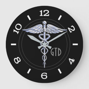 Grande Horloge Ronde Monogram Caduceus