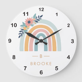 Grande Horloge Ronde Monogramme tendance rose