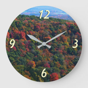 Grande Horloge Ronde Montagnes des Appalaches à l'automne
