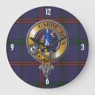 Grande Horloge Ronde Montgomery Tartan & Insigne