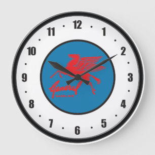 Grande Horloge Ronde Montre Vintage gaz général