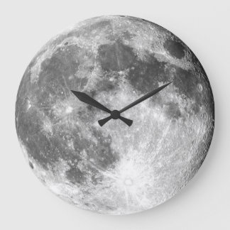 Grande Horloge Ronde Moon Wall Clock