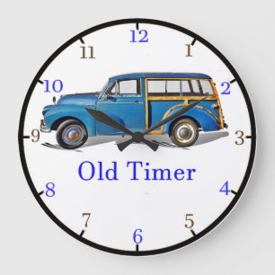 Grande Horloge Ronde Morris Minor Wall Clock