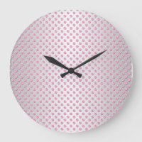 Motif à pois rose et blanc argenté