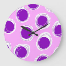 Motif à pois violet