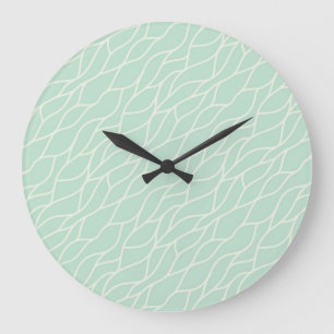 Grande Horloge Ronde motif Abstrait