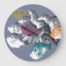Motif de surface - Nage de poisson sous forme