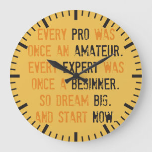 Grande Horloge Ronde Motivation gym