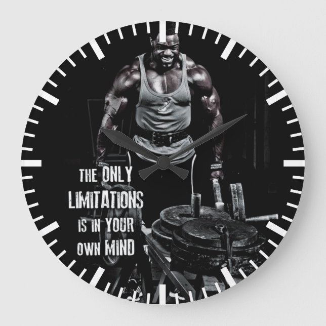 Grande Horloge Ronde Motivation gym (Recto)